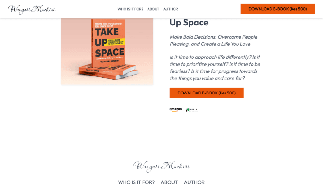 Wangari Muchiri Books secondary